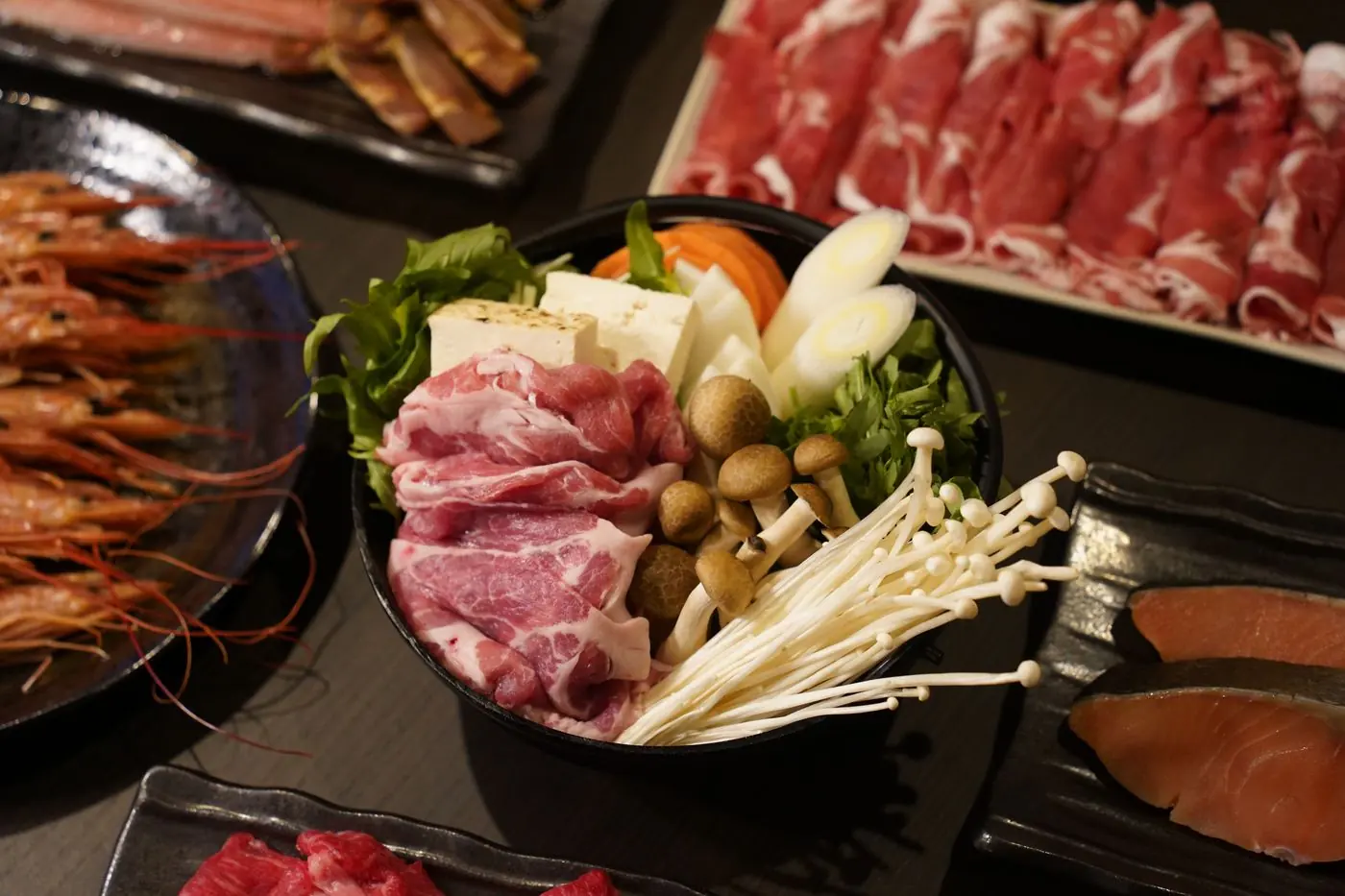 Build-your-own hot pot at DASHIDO NISEKO