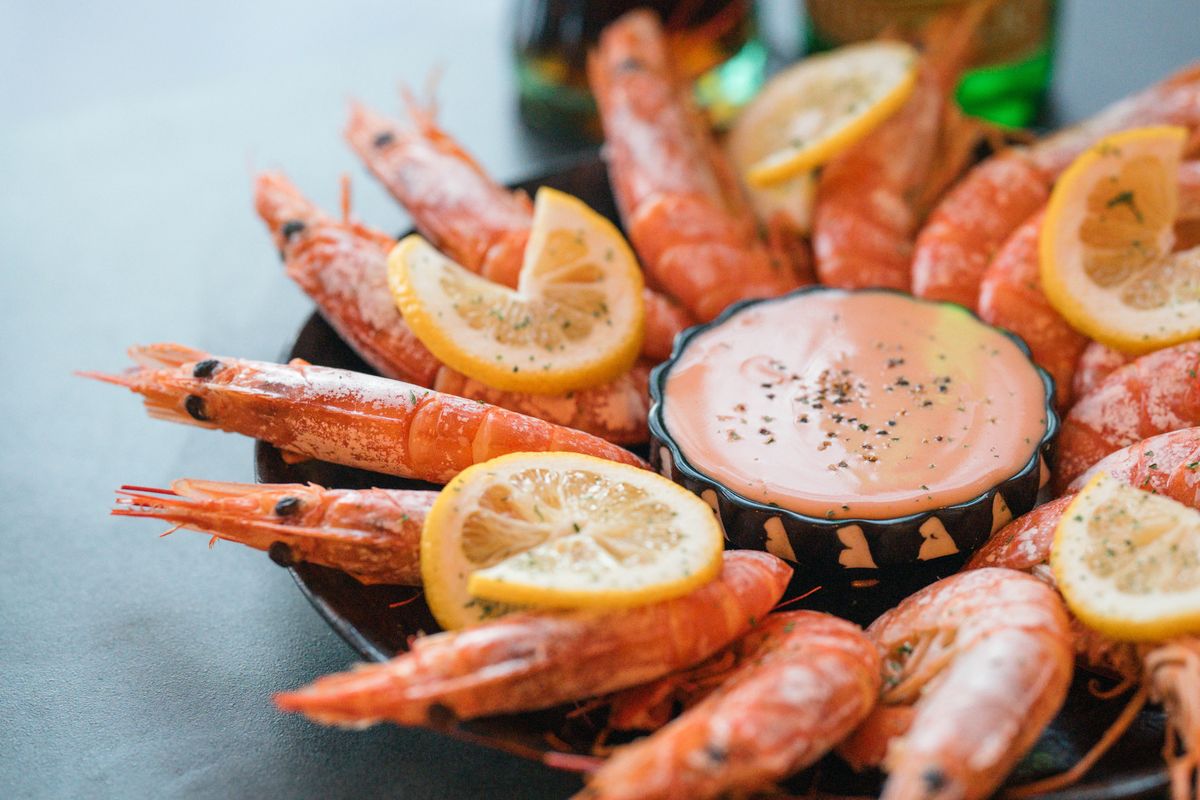Grilled king crab