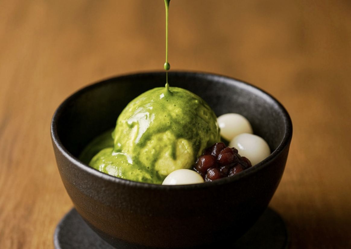 Matcha affogato